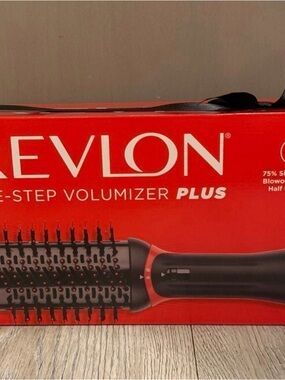 Revlon One-Step Volumizer Plus Hot Air Brush - Red and Black